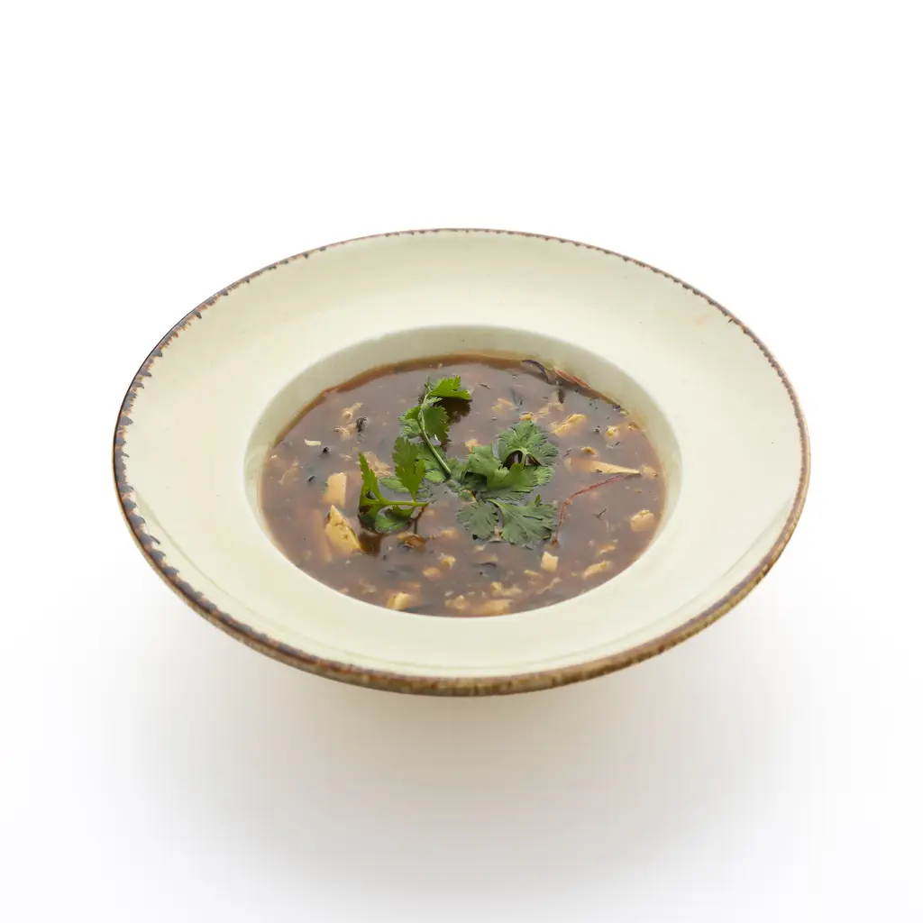 شوربة دجاج حامض وحار